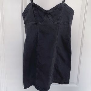 little black *denim dress